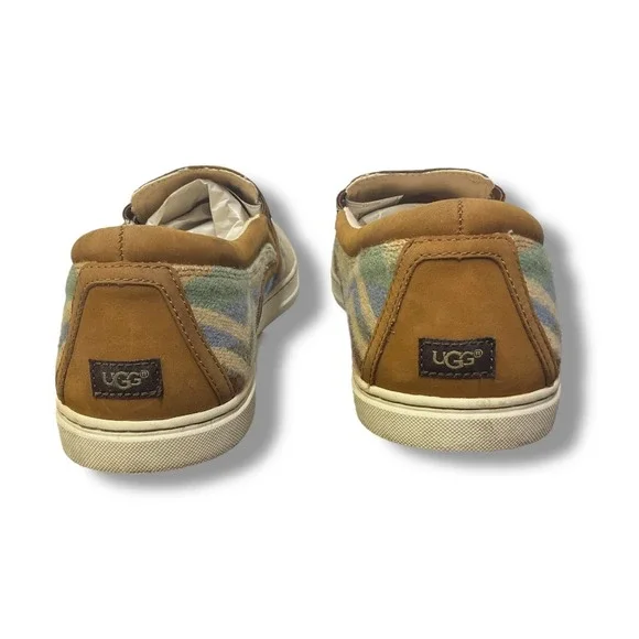 UGG x Pendleton Mens 12 Southwestern Wool Slip On Sneakers Shoes 1010188 Brown